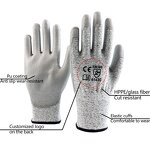 Work Safety Gloves Manufacturer - HPPE En388 4543 PU Coated Gloves