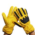 Winter Gloves Manufacturer - Men's Goatskin Leather TPR Anti-Cut Gloves