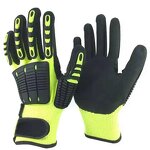 Protective Gloves Manufacturer - Sandy Nitrile HPPE TPR Knuckle Gloves