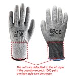 Worker Gloves Manufacturer - HPPE Cut Resistant ANSI Level 3 PU Coated