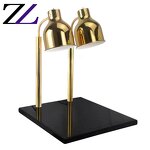 Food Warmer Lamp Factory - Battery Powered Black Marble Base Lamp