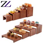 Wooden Buffet Stand Factory - Saudi Arabic 3 Tier Cake Buffet Raiser