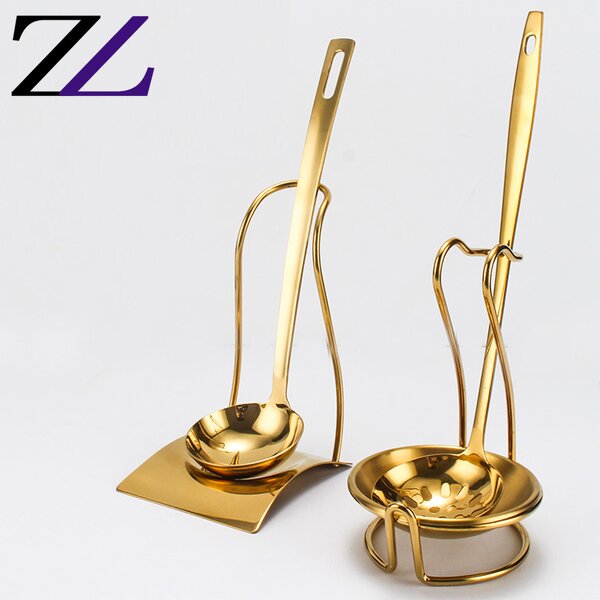 Buffet Serving Utensil Supplier - Single Big Steel Serving Spoon Holder