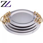 Dinnerware Set Factory - Hotel Banquet Stainless Steel Wedding Plates