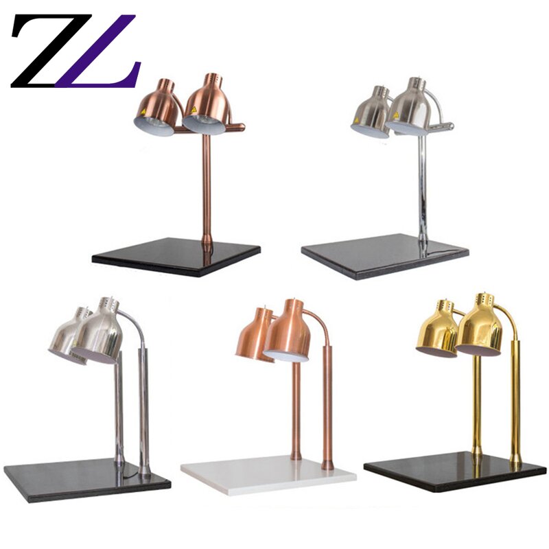 Food Warmer Lamp Factory - Battery Powered Black Marble Base Lamp