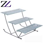 Cake Display Stand Factory - Popping Banquet Glass Fruit Plate Decoration
