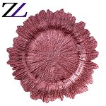 Charger Plate Manufacturer - Creative Texture Gold Charging Plates Set