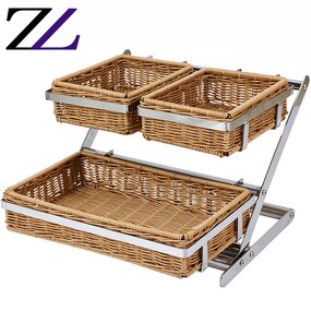 Bread Basket Holder Factory - Ratta Fermentation Snack Basket with Cover