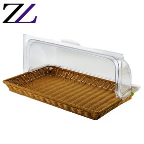 Food Display Basket Supplier - 3 Layer Dessert Rising Bread Basket