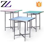 Buffet Table Manufacturer - Stainless Steel Frame Glass Top Led Bar