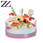 Food Display Case Supplier - Led Light Acrylic Cold Cooling Meat Stand