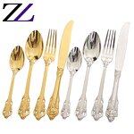 Flatware Set Manufacturer - 18/10 Stainless Steel Golden Mirror Polished