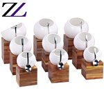 Buffet Display Unit Factory - Square Wooden Waffle Dessert Risers