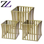 Buffet Display Stand Factory - Steel Elevation Riser Glass Platters Set