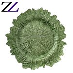 Charger Plate Manufacturer - Creative Texture Gold Charging Plates Set