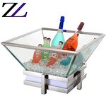 Acrylic Food Display Factory - Led Light Fruit Vegetable Seafood Stand