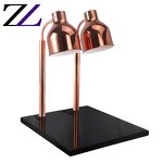 Food Warmer Lamp Factory - Battery Powered Black Marble Base Lamp