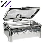 Chafing Dish Factory - Rectangle Copper Orchid Wedding Buffet Set