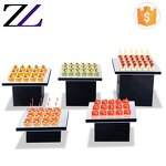 Cake Stand Supplier - Evolving Swing Black Acrylic Multi Tier