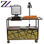 Food Warmer Trolley Manufacturer - LED Chafing Dish Banquet Serving Cart