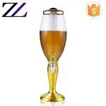 Beer Dispenser Manufacturer - Gold Stand Led Ice Tube 3 Litres Acrylic