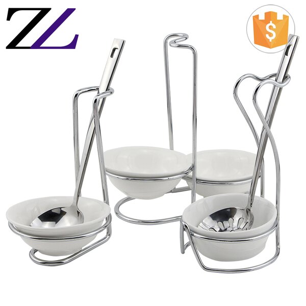 Soup Warmer Station Supplier - Porcelain Buffet Serving Set Stainless Steel