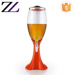 Beer Dispenser Manufacturer - Gold Stand Led Ice Tube 3 Litres Acrylic