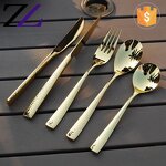 Cutlery Set Supplier - 18/10 Stainless Steel Gold Plated Wholesale