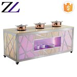 Buffet Table Manufacturer - Induction Cooking Food Display Service Station