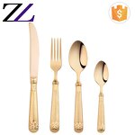 Cutlery Set Supplier - 18/10 Stainless Steel Gold Plated Wholesale