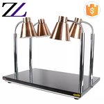 Buffet Lamp Supplier - 2 Tank Luxury Marble Gold Table Base Light