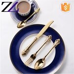 Flatware Set Manufacturer - 18/10 Stainless Steel Golden Mirror Polished