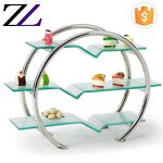 Dessert Display Stand Factory - Stainless Steel Glass Cocktail Tree