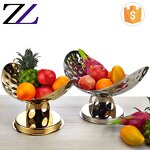 Serving Bowl Factory - Silver Plated Hammered Stainless Steel Fruit