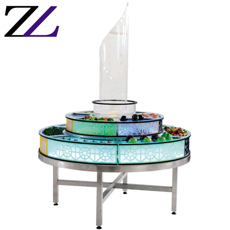 Buffet Display Table Factory - Cold Food Led Ice Bucket Cool Bar Table