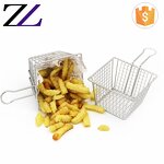 Fry Basket Supplier - Air Fryer Fast Food Serving Strainer Basket