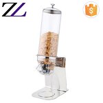 Food Dispenser Supplier - 3 Tank Acrylic Cereal Dry Bulk Dispenser