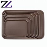 Serving Tray Manufacturer - Non-slip Oval Rectangular Plastic Arab Tray