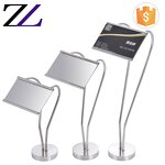 Table Number Holder Manufacturer - Stainless Steel Metal Menu Stand