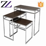 Buffet Table Supplier - Luxury Metal Rectangular Wooden Catering Equipment