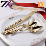 Flatware Set Manufacturer - 18/10 Stainless Steel Golden Mirror Polished