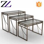 Buffet Table Supplier - Luxury Metal Rectangular Wooden Catering Equipment