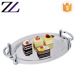 Charger Plate Supplier - Antique German Silver Beaded Serving Tray