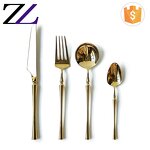 Cutlery Set Supplier - Wholesale Gold Plated Stainless Steel Wedding