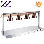 Buffet Lamp Manufacturer - Brass Marble Base Gold Shade Bain Marie