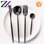 Cutlery Set Factory - Luxury Black 18/10 Stainless Steel Flatware