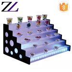 Acrylic Cake Stand Supplier - Pyramid Tower Shape Led Light Tableware