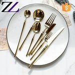 Cutlery Set Supplier - Wholesale Gold Plated Stainless Steel Wedding