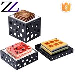 Acrylic Dessert Stand Manufacturer - Decorative Mirror Cake Display Riser