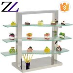 Buffet Food Display Stand Supplier - Luxury Gold Shelf Dessert Buffet